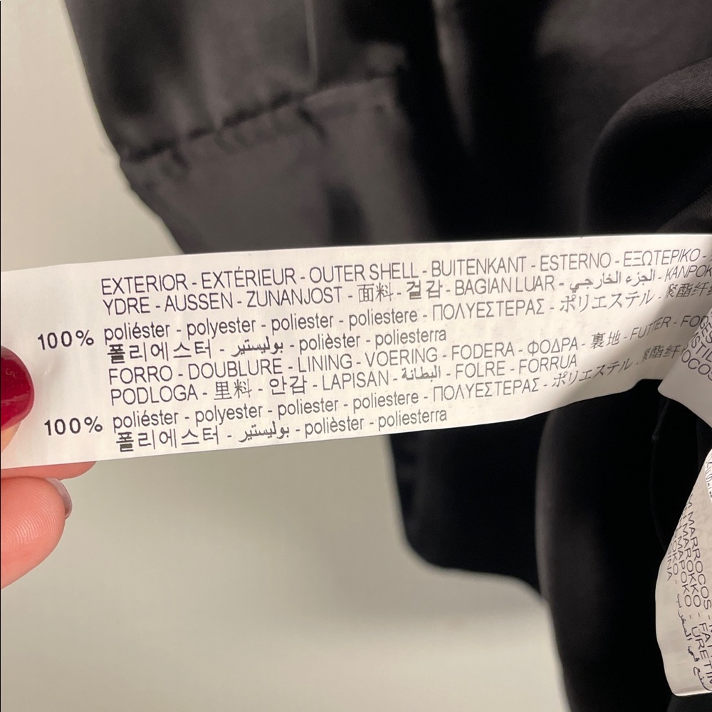 Zara Black Satin Asymmetrical Women's Dress Medium - Picture 6 of 12